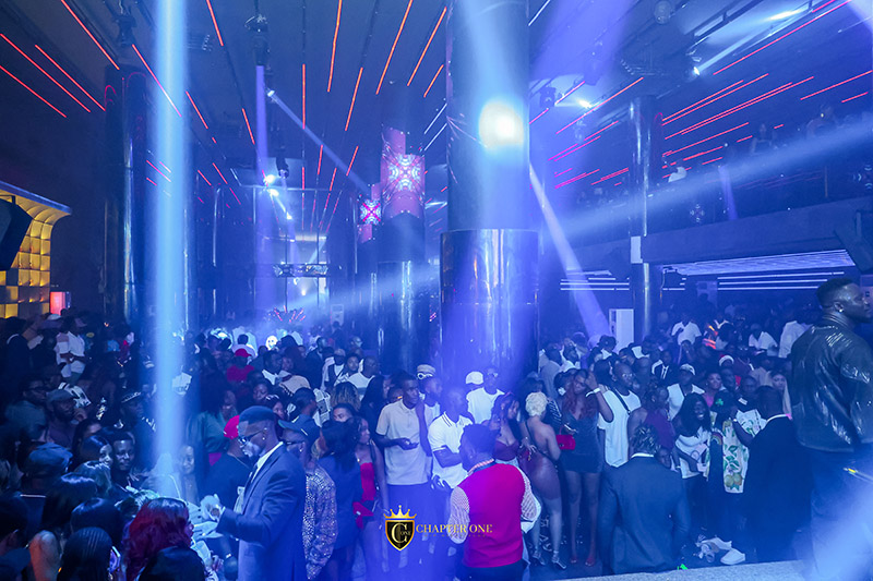 Guests inside Chapter One Nightclub
