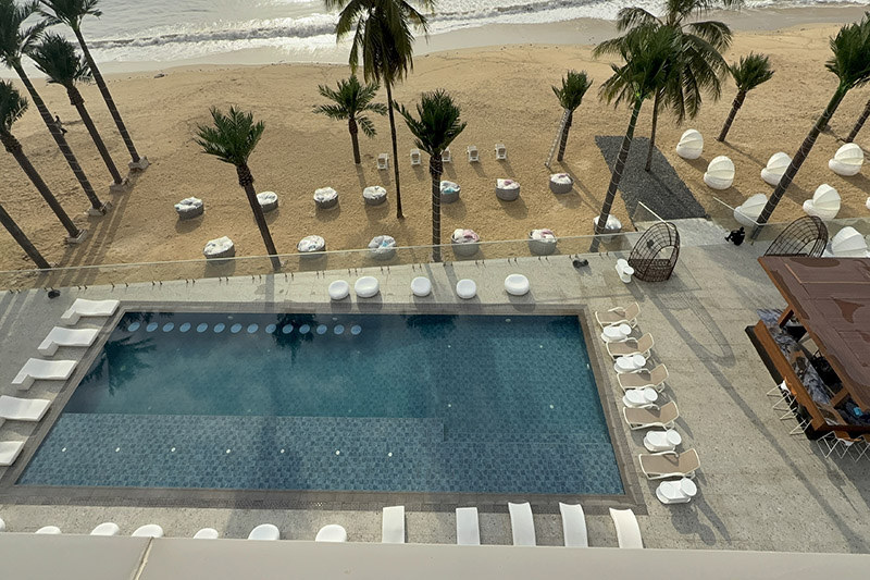 Chapter One pool and Lumley Beach